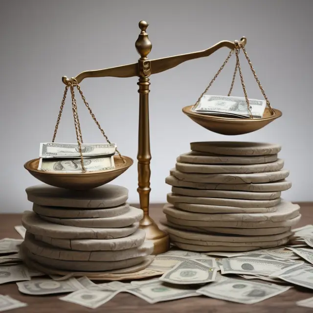 A set of scales with net income on one side, tax expenses added to balance it, resulting in net income after taxes.