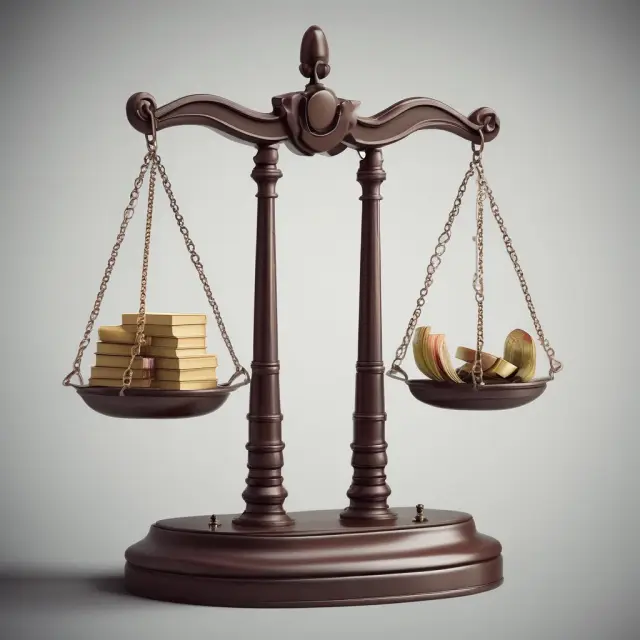 Scale representing a nation
