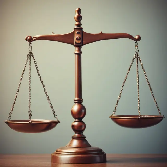 A set of scales tips back and forth between two sides representing net international investment position assets and liabilities, symbolizing the need to acknowledge its limitations