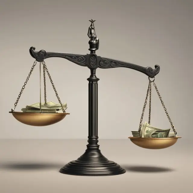 Visual comparison of before-tax and after-tax contributions, with a scale representing each type.