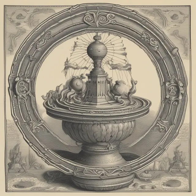 Insurance companies managing expenses: Commission baskets, legal scales, salary books, and general expense jars woven into a net premium tapestry