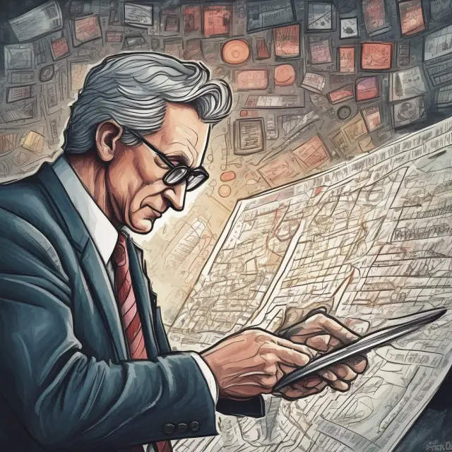 An institutional investor studying various technical indicators, such as moving averages, Bollinger Bands, RSI, and MACD, to interpret net change data for market trends and opportunities