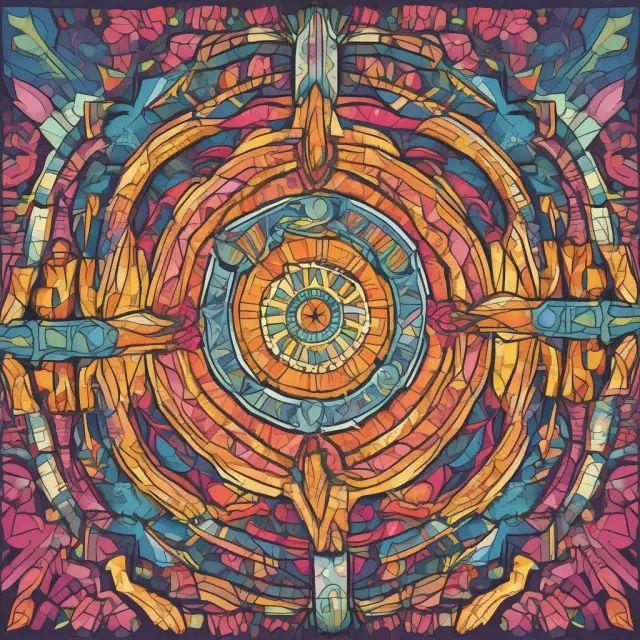 A kaleidoscope revealing net income evolving from revenue, shaping business profitability and investor sentiment