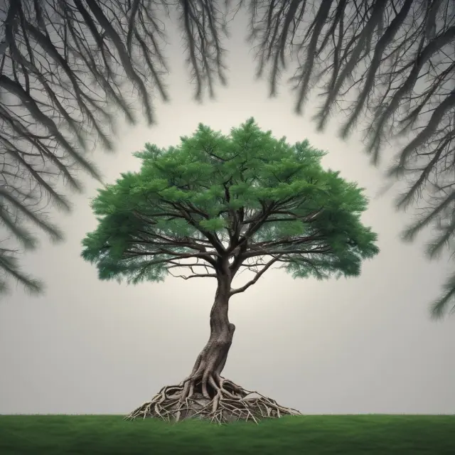 Evergreens growing or shrinking based on positive and negative net investments.