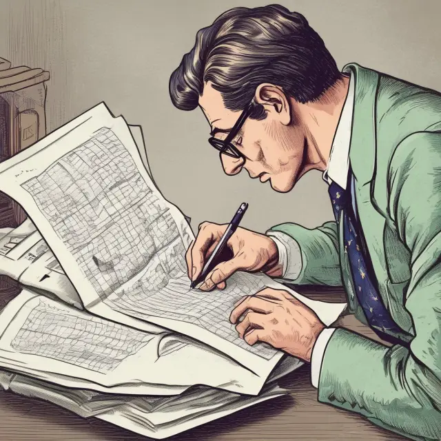 Accountant examining excluded income sources from net investment income: wages, salaries, and social security benefits