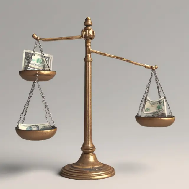 A balanced scale tips towards deductions, showing taxable income decreasing, illustrating the concept of determining a Net Operating Loss.