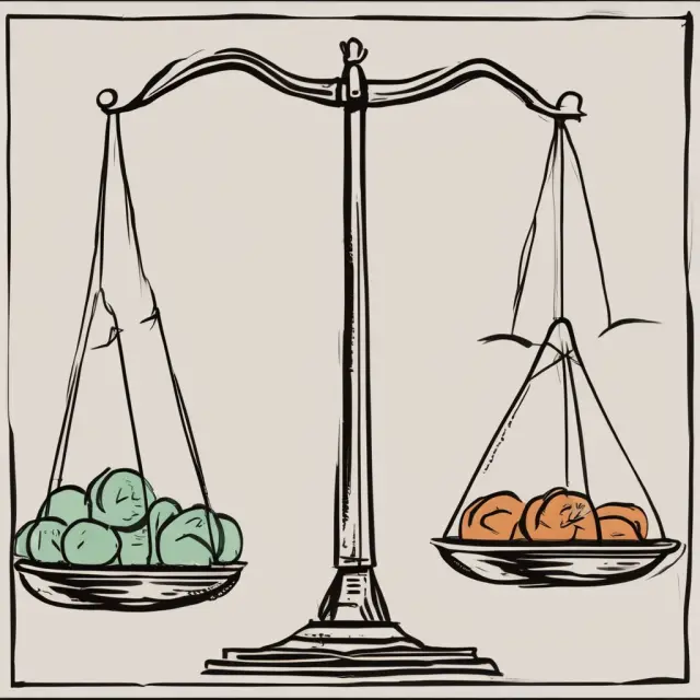 Visualizing net sales calculation: Scales weigh gross sales while adjustments for allowances and discounts determine net sales