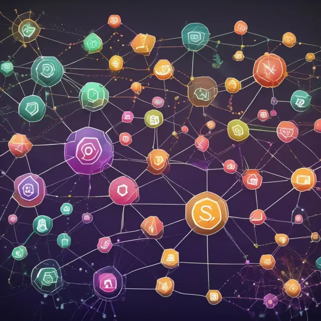 A network of interconnected nodes growing, representing the increasing number of users joining cryptocurrencies and blockchain networks