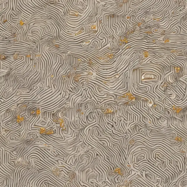 A metaphorical depiction of a labyrinthine network, symbolizing the functioning and data flow within feed-forward neural networks