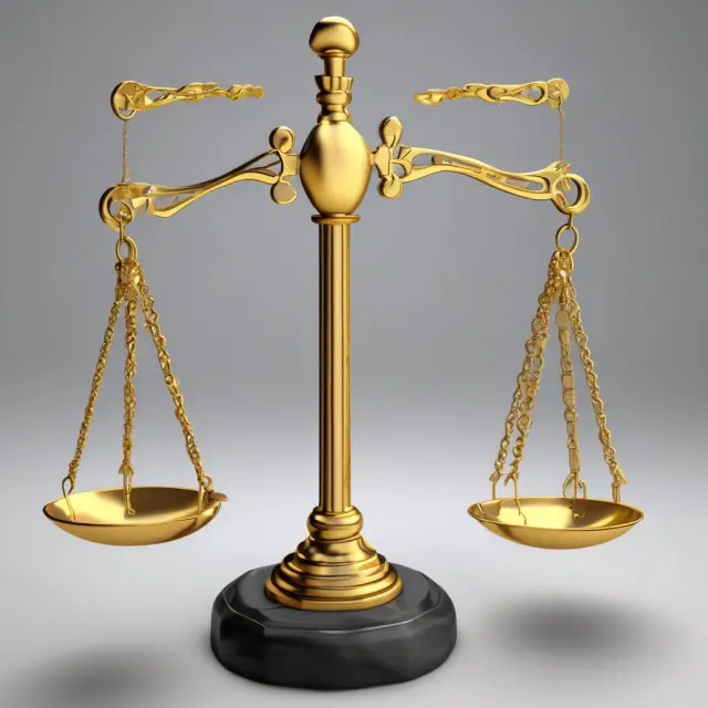 A golden scale balances the IS and LM curves in an economic model, illustrating the assumed neutrality of money.