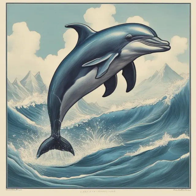 Dolphin symbolizing 