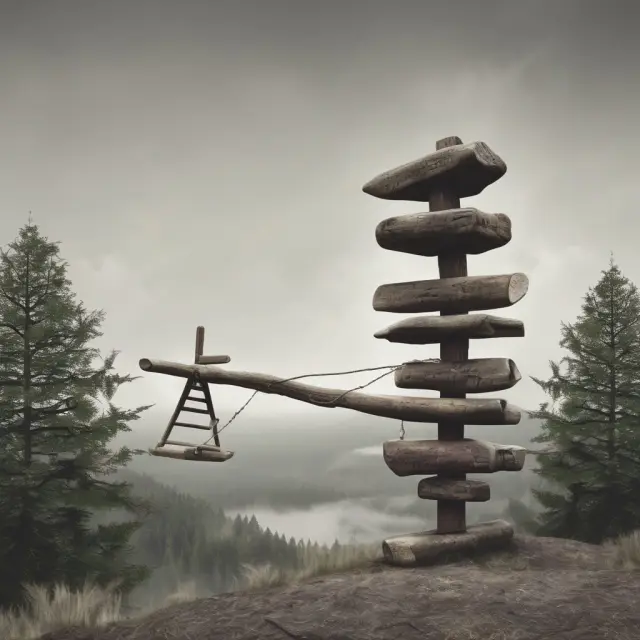 Seesaw illustrating the balance between NEX