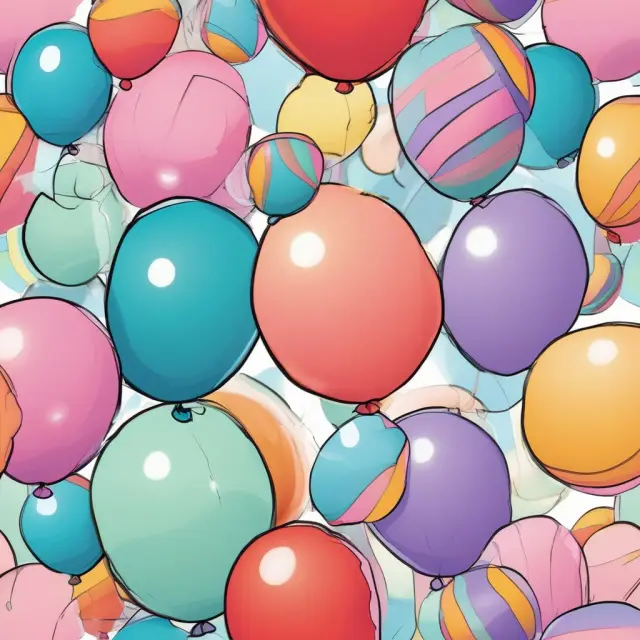 Balloon with higher replacement cost replacing a smaller deflated balloon in a toy inventory, representing NIFO