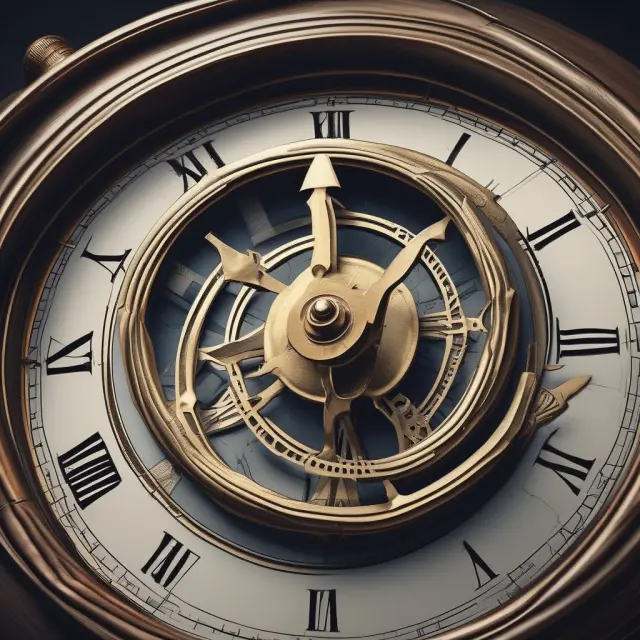 An antique clock with interchangeable hour and minute hands representing the adaptability of NIFO inventory method. (Keywords: Next In, First Out, Valuation, Flexibility)