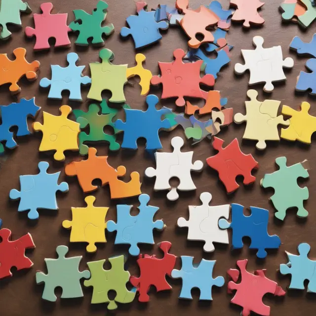 Blended family members coming together as puzzle pieces in a jigsaw image, highlighting the importance of open communication and legal planning for inclusive next-of-kin considerations.