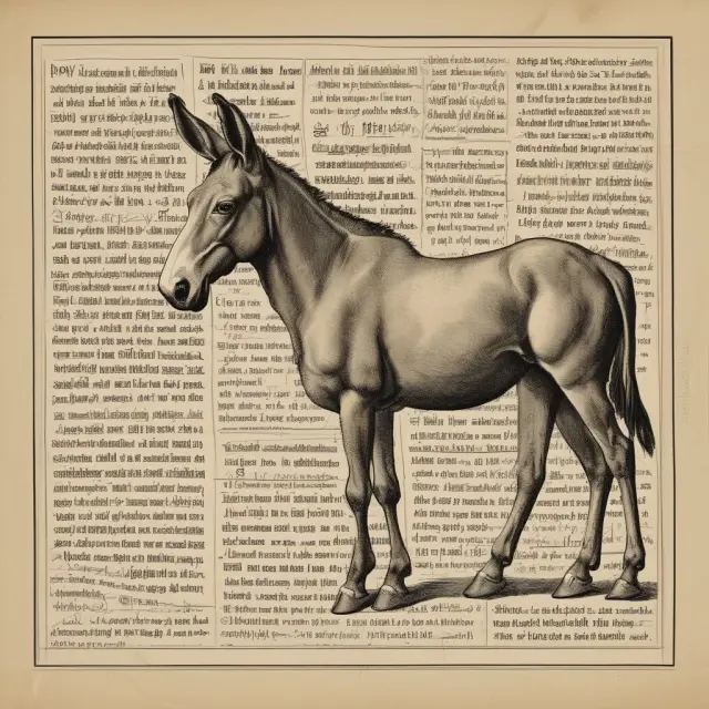 Gold nugget lures unsuspecting donkey, representing financial and emotional consequences of Nigerian letter scams