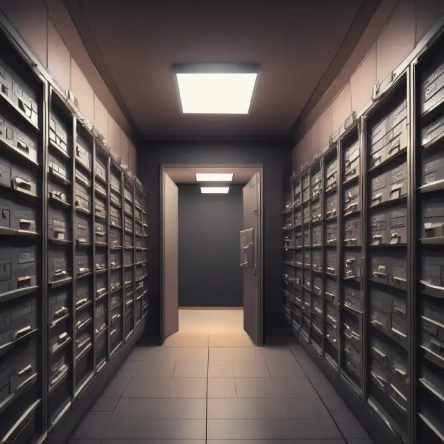 Small businesses securing cash and checks in nighttime depository vaults for added safety.