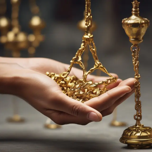 Golden hand imparts fairness and balance to a vibrant marketplace through Reg NMS rules.