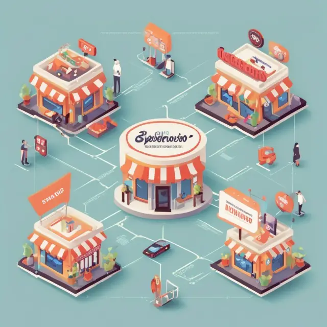 An image depicting different industry sectors interconnected via no-shop clause webs, emphasizing their importance in transactions