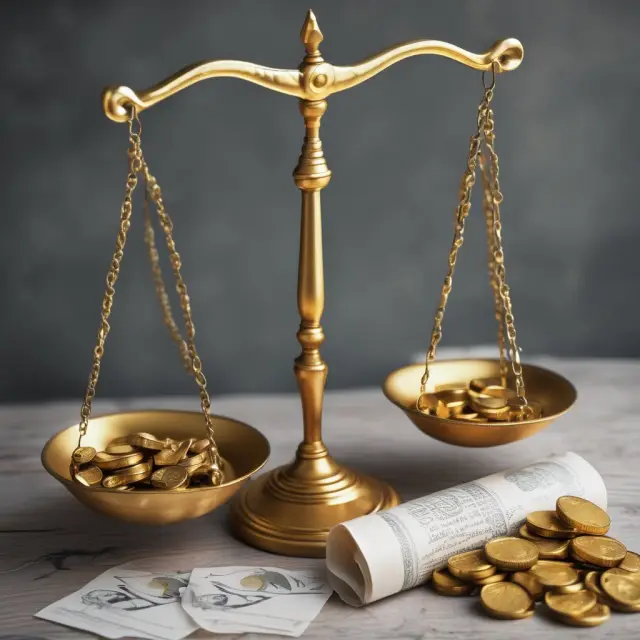 Golden scales balancing income with RRSP contributions as a notice of assessment scrolls beneath