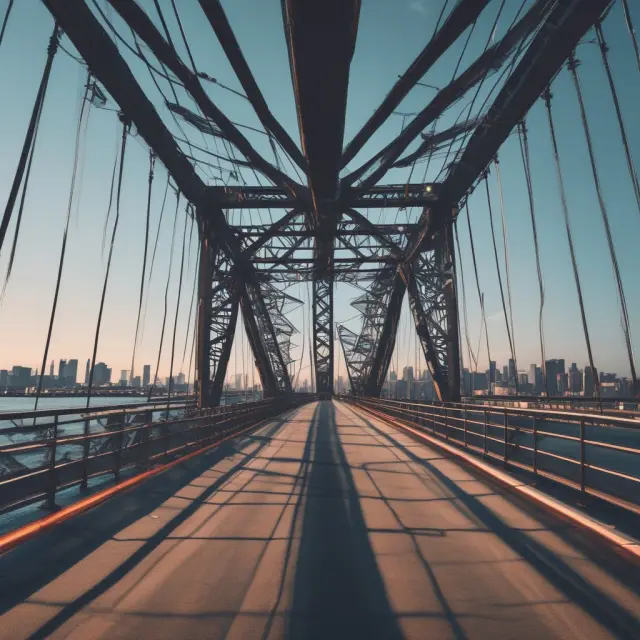 An intricately designed bridge representing companies connecting with non-objecting beneficial owners through effective communication
