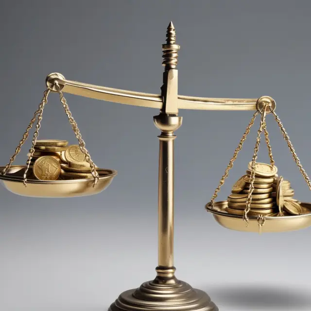 Gold and silver coins depicting non-objecting and objecting beneficial owners, with the SEC balancing the scales of communication.