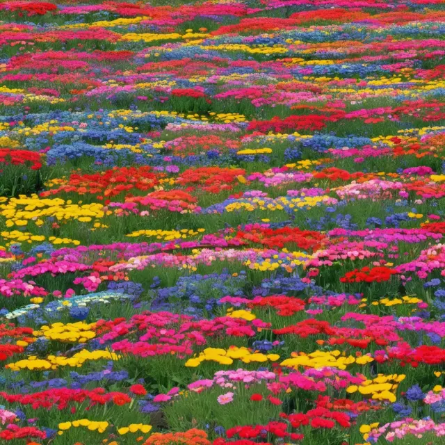 A colorful meadow with various no doc mortgages depicted as unique flowers: Low Doc, SIVA, NIVA, NINA, SISA, and even the rare NINJA.