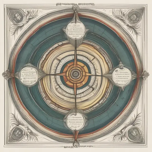 A compass with a nominal rate of return needle pointing towards an alternate investment landscape featuring private equity, hedge funds, and real estate