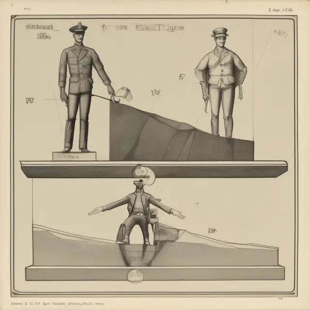 A balance beam with one scale holding nominal fees, the other real fees. An inflated dollar bill symbolizes inflation