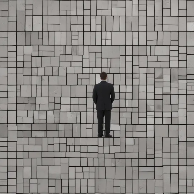 A CEO as the central piece in a mosaic, with various board candidates forming the surrounding tiles, symbolizing their influence on the nomination committee process