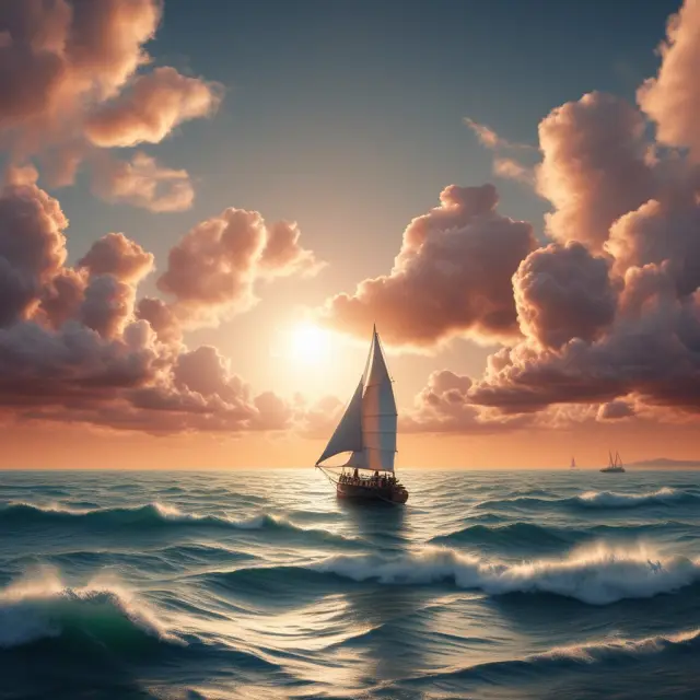 An institutional investor on a ship navigating towards a future filled with changing regulations and advanced technologies, symbolizing the evolving role of nominee accounts.
