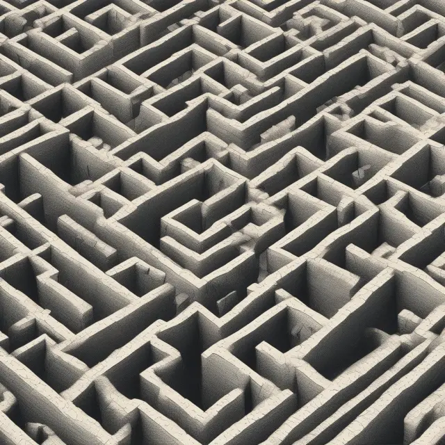 Economists navigating a complex maze, symbolizing the search for NAIRU