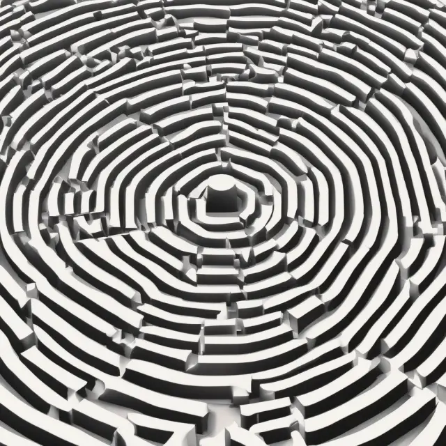An intricate maze illustrating covered and non-covered securities, symbolizing the complex reporting process for institutional investors
