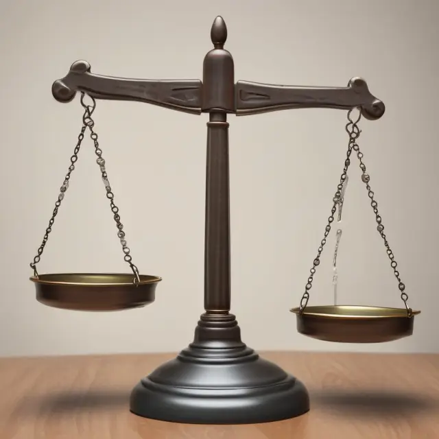 Balance scale comparing GAAP and Non-GAAP measures in financial reporting