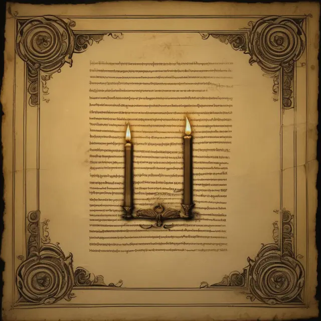 A candle sheds light on an ancient parchment representing non-marketable securities with their unique value and limited availability