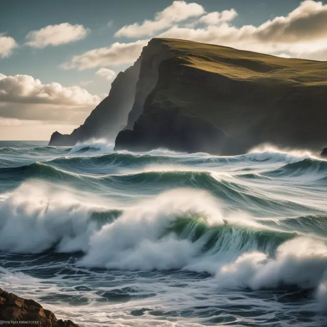 A metaphorical representation of the differences in marketability between bonds and stocks as waves of liquidity collide.