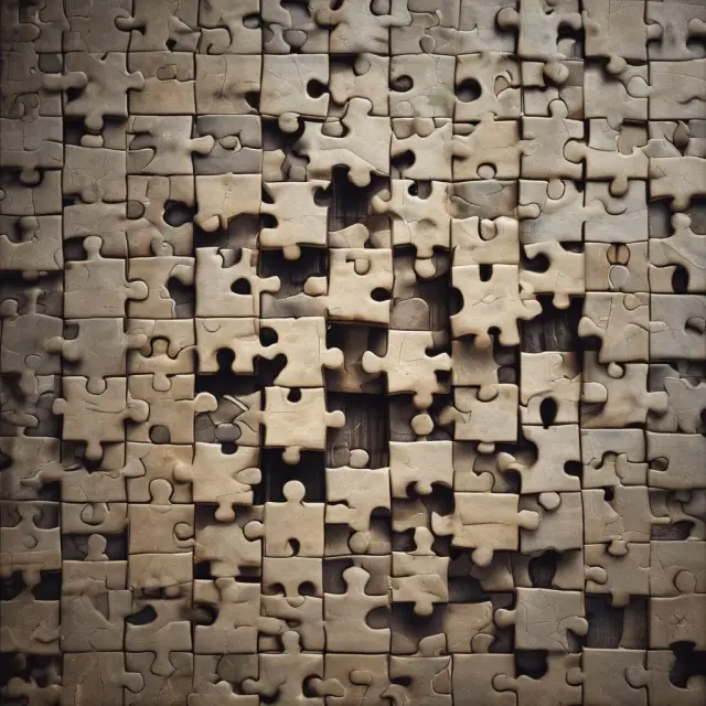 A jigsaw puzzle representing various non-marketable securities, including savings bonds, rural electrification certificates, private shares, and state/local government securities