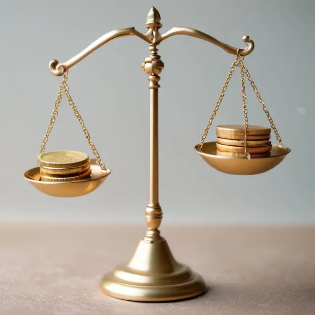 Golden coins symbolizing marketable securities versus a stable, solid pyramid of non-marketable securities, illustrating their unique investment characteristics and differences