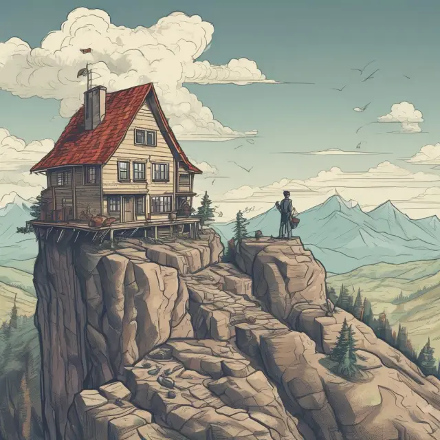 Lender comparing risks on a mountain of documents: Owner-Occupied vs. Non-Owner-Occupied properties