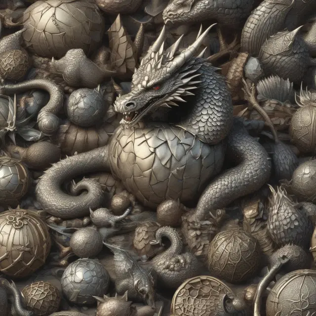 A dragon hoard holding various valuable treasures, representing the importance of diverse and secure collateral selection in non-recourse financing