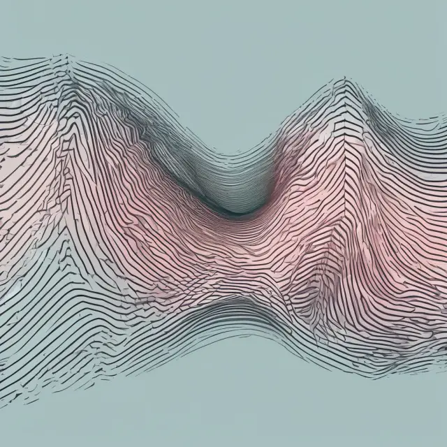 Two opposing data waves collide, symbolizing the impact of non-sampling errors: bias and unreliability