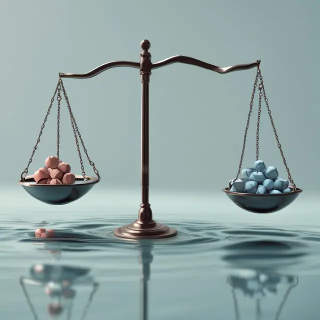 A balance scale represents non-sampling errors. One pan holds false information, while the other displays truthful data, highlighting their contrasting impacts on data analysis.