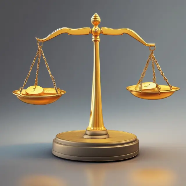 Golden coin representing investment decisions balancing between marginable and non-marginable securities