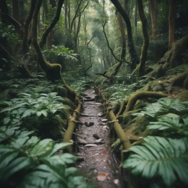 A non-accredited investor exploring various investment opportunities represented as exotic plants and animals in a lush jungle setting, ensuring diverse financial growth.