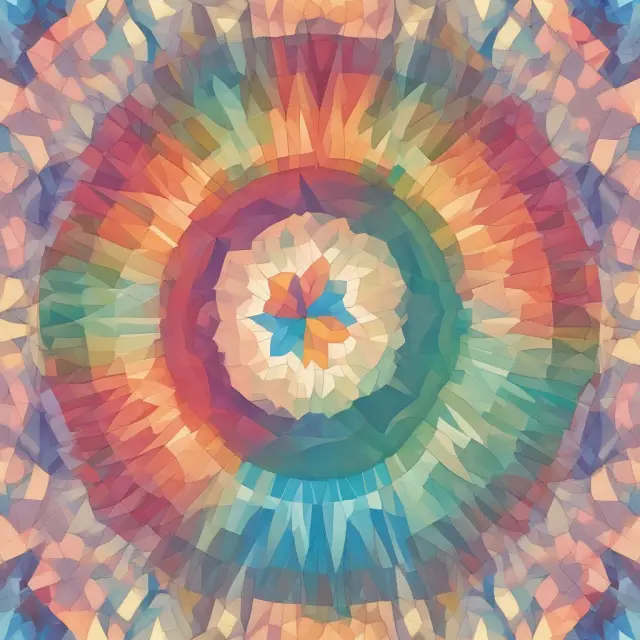 Vibrant kaleidoscope with diverse loan types: interest-only, balloon, and deferred-interest loans intermingled