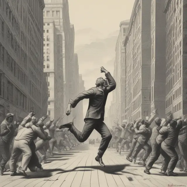 A dance performance with callables and noncallables representing bonds, illustrating the balance between issuer flexibility and investor predictability during varying interest rates.