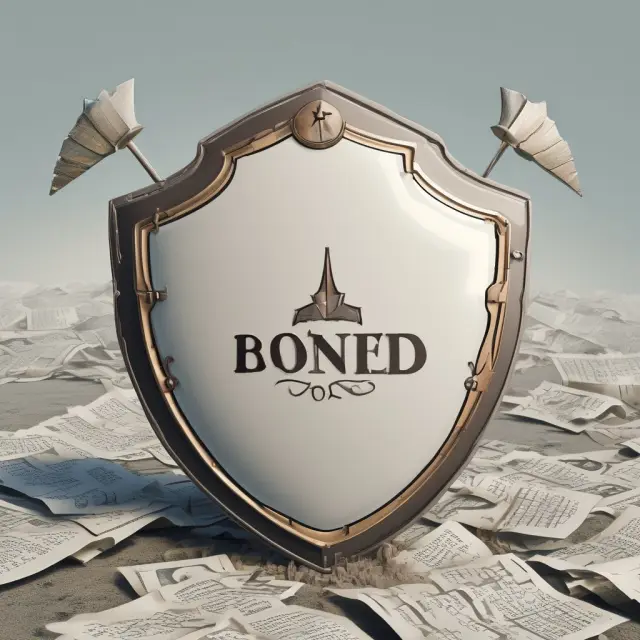 An image of a shield, symbolizing protection from financial risks, bearing the emblem of a noncallable bond