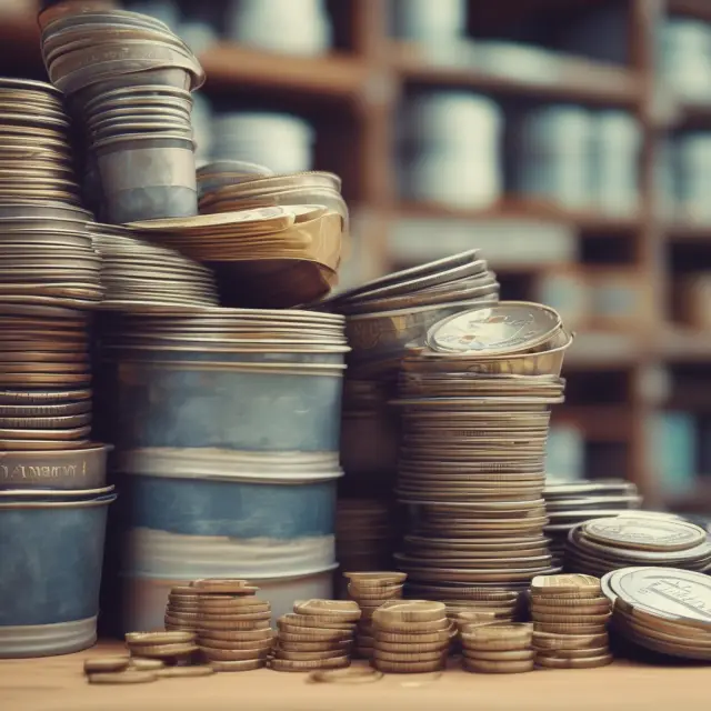 A seesaw illustrating depreciation, amortization, and banking non-cash items