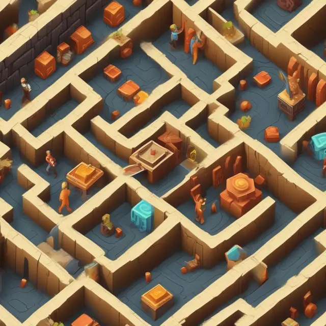 Miners searching for winning nonces among countless cryptographic puzzles, enhancing blockchain security
