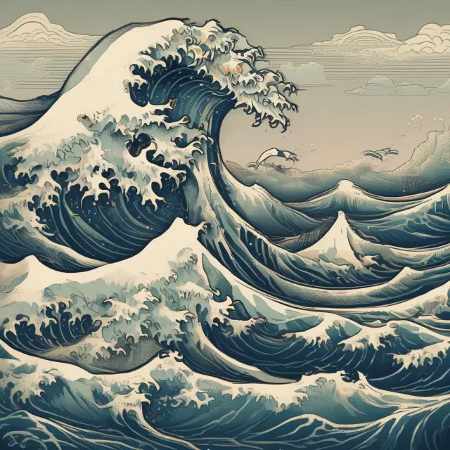 An image of a financial institution steering through rough currency waves, employing non-deliverable swaps to manage risk and maintain balance in restricted markets.